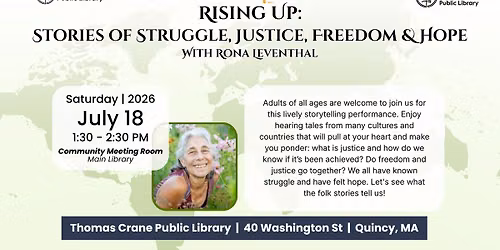 Rising Up: Stories of Struggle, Justice, Freedom & Hope with Rona Leventhal