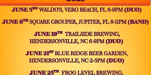 Sleepin Dogz Duo at Frog Level Brewing in Waynesville, NC