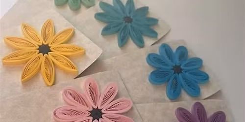 Introduction to Paper Quilling craft workshop in Montgomery County, Md.