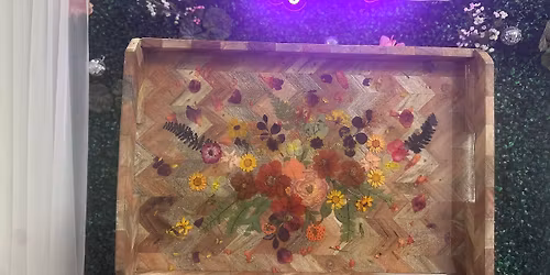 Resin Class: pick your board add real pressed flowers (November Class)