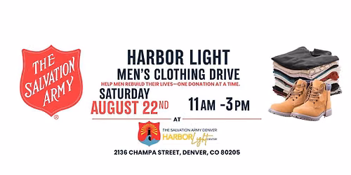 Harbor Light Men's Clothing Drive