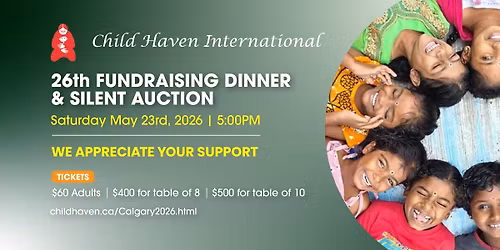 26th Fundraising Dinner & Silent Auction