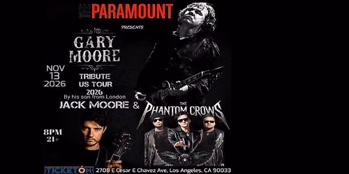  Gary Moore Tribute by Jack Moore & The Phantom Crows