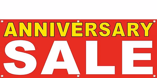 1st Anniversary Sale