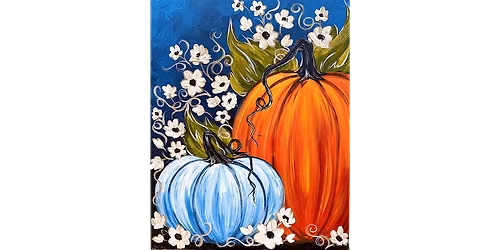 Flowers and Pumpkins - Paint and Sip in Chicago | Classpop!\u2122