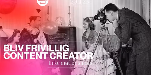 Bliv frivillig content creator - informationsm\u00f8de \/\/ Studenterhus Odense