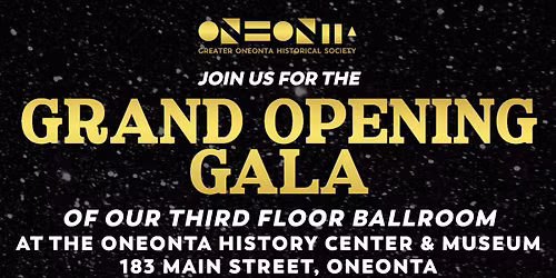 Grand Opening Gala for GOHS Ballroom