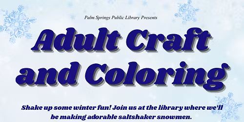 Adult Craft & Coloring