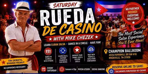 \ud83d\udd25 Rueda de Casino Class | Knoxville | Learn Cuban Salsa in a Circle! \ud83d\udd25