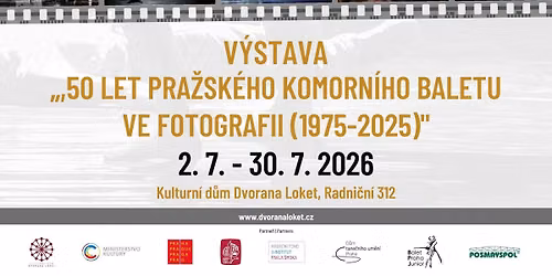 V\u00fdstava "50 LET Pra\u017esk\u00e9ho komorn\u00edho baletu ve fotografii (1975-2025)"