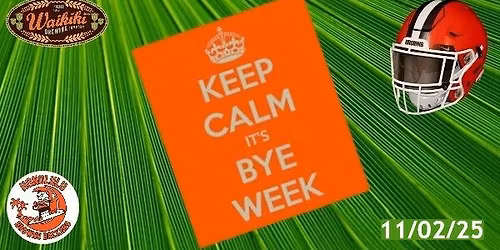 It's the Bye Week!  No Game Today!