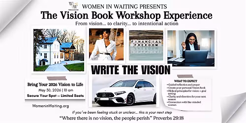 Write the Vision | Christian Vision Board Workshop for Women