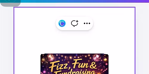 Fun fizz and fundraising