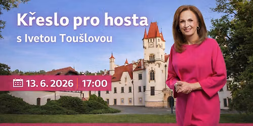 K\u0159eslo pro hosta s Ivetou Tou\u0161lovou 
