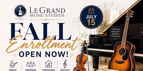 Fall Enrollment Open Now