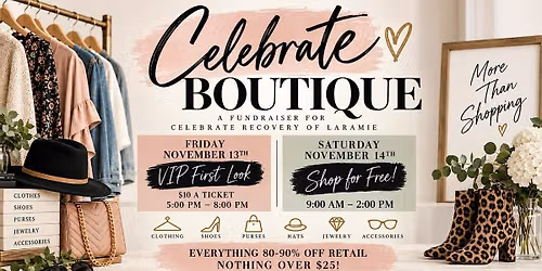 Celebrate Boutique VIP Event