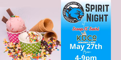 Spirit Night at Scoop N Swirl