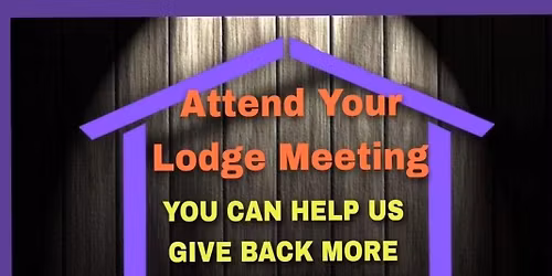 Lodge Meeting-Members Only