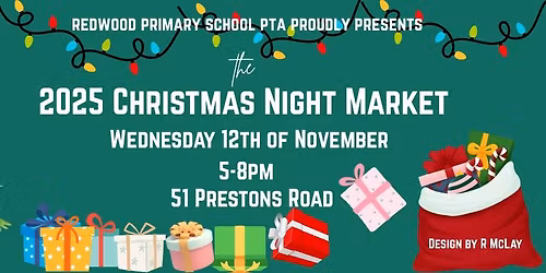 2025 Redwood School Christmas Night Market