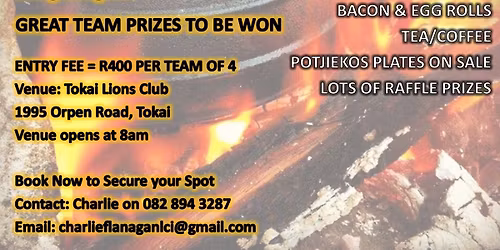 Tokai Lions Club's Potjiekos Competition