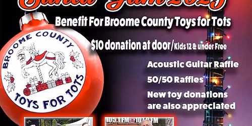 Santa Jam 2025 (Part One) at Endicott Elks to benefit BC Toys for Tots