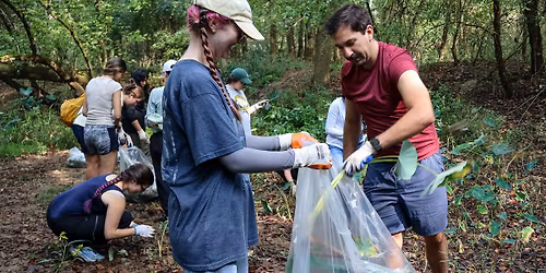 Cahaba River Coalition Earth Week cleanup - Jemison Park