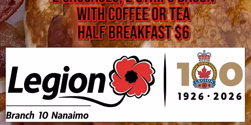 Pancake Breakfast- Sunday December 14th -8:30am to 10:30am