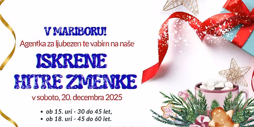 ISKRENI HITRI ZMENKI v Mariboru, sr\u010dno dobrodo\u0161li