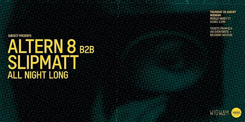 Altern 8 b2b Slipmatt [Prodigy & Carl Cox Afterparty]