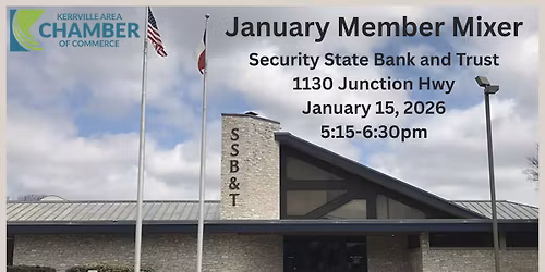 KACOC Business After Hours Mixer-Thurs, Jan. 15th -5:15 to 6:30pm-Security State Bank & Trust