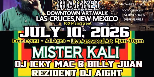 Reggae on the Plaza - Fine Art Flea Market - Las Cruces, New Mexico - Indigenous Freeways MisterKali