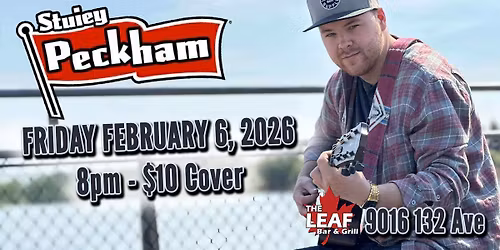 Stuiey Peckham - LIVE at The Leaf!!