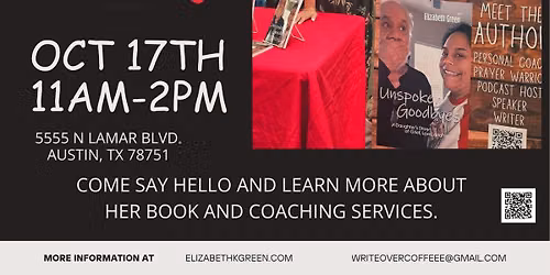 Book Signing with Elizabeth Green - October 17th