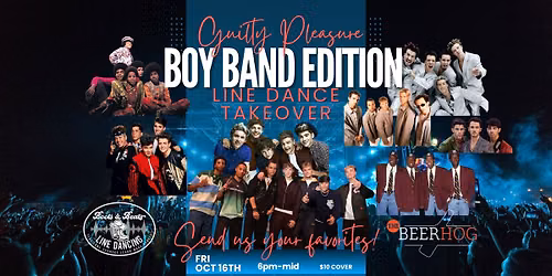 Guilty Pleasure: Boy Band Edition Line Dance Takeover