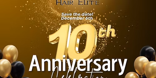 The Woodlands Hair Elite 10 year anniversary 