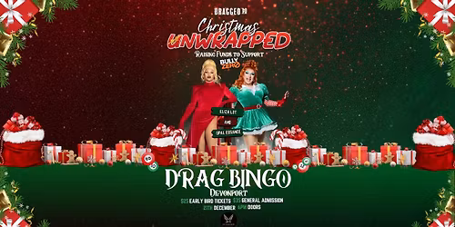 Drag Bingo Christmas Unwrapped @ Devonport Country Club