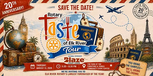 The Elk River Rotary - Taste Tour brought to you by Blaze Credit Union
