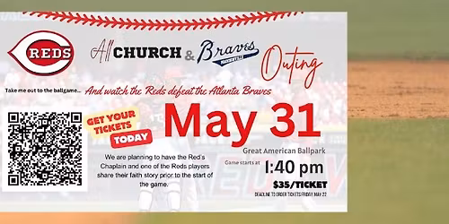 All Church & Madisonville Braves Cincinnati Reds Outing