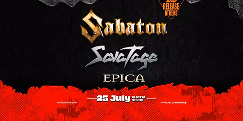 Release Athens 2026 | Sabaton, Savatage & Epica #10yearanniversary