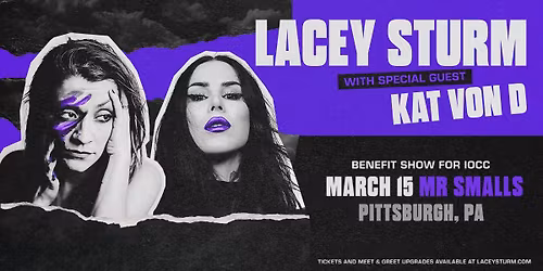 An IOCC Benefit Show featuring Lacey Sturm with special guest Kat Von D