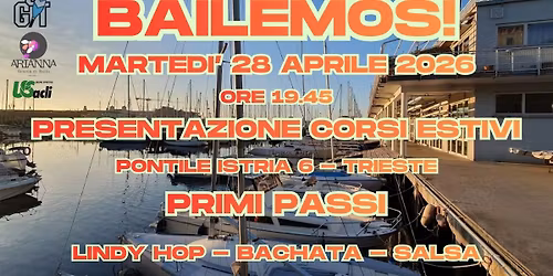 PRIMI PASSI e presentazione corsi estivi ! 