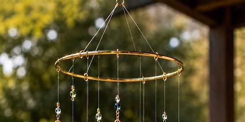 Glass wind chime