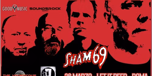 Sham 69 - Tim V in concerto al Let it Beer