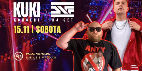\ud83c\udfb6 KONCERT KUKI \ud83d\udd25 | DJ SET DNF \ud83c\udfa7 | RO MUSIC CLUB Wroc\u0142aw | 15 listopada 