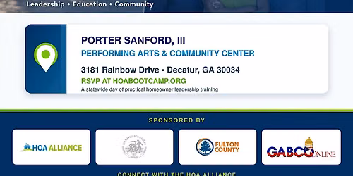 2026 Georgia HOA Boot Camp