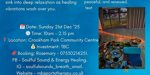 Well Being Mini half Day Retreat