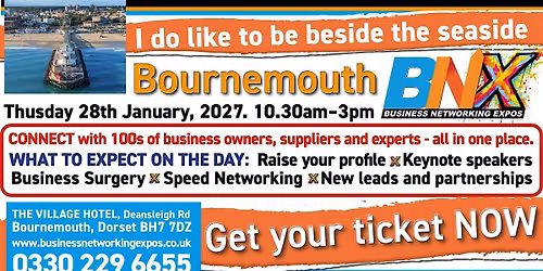 FREE Bournemouth Business Expo & Networking event |30+ businesses |Jan 28th