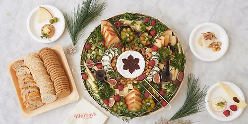 Holiday Cheese Wreath-Making