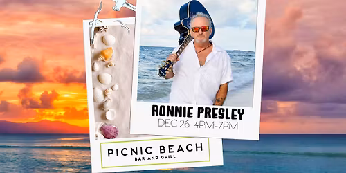 Live Music Friday with Ronnie Presley!