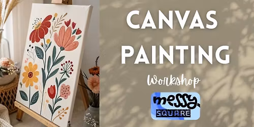 Canvas Painting - Messy Square